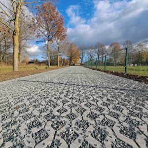 Circulaire, biobased grasbetontegels in Belgie met partner Ebema