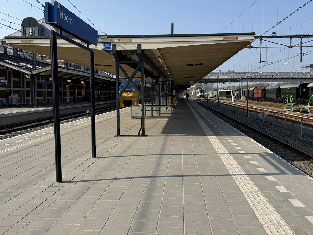 biobased perrontegels in Hoorn