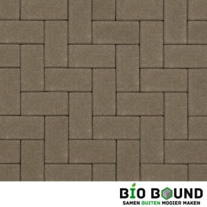 Circulaire biobased betonstraatsteen grijs