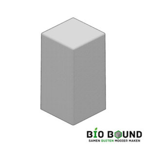 Circulaire biobased siercarre vierkant 40 duurzaam beton