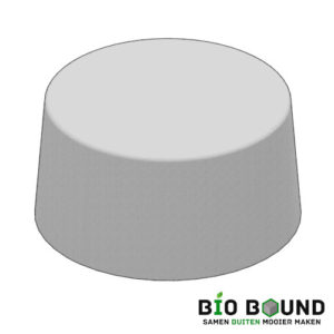 Circulaire biobased sierpoef sierpoef rond 100 duurzaam beton