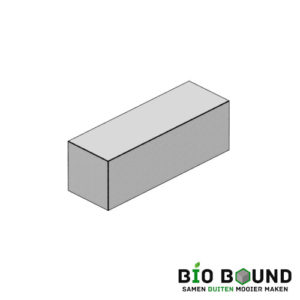 circulaire biobased hulpbloktreden 25x25 cm - duurzaam beton