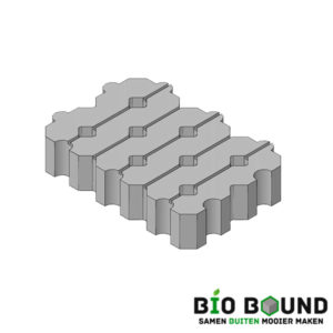 Circulaire, biobased grasbetontegels koepadblokken