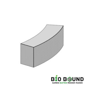 biobased betonnen zitrandelement Floor bocht