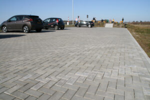 bestratingsmateriaal van circulair biobased beton