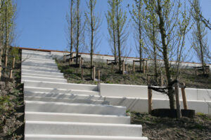 circulaire biobased trapelementen van beton