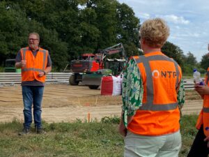 gekoppelde fietspadplaten