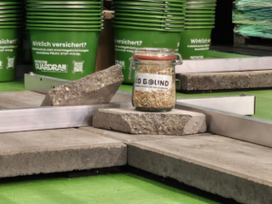 Bio Bound circulaire, biobased miscanthus op stand van Protector Guardrail