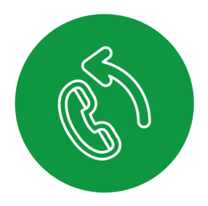 Groene icoon Bio Bound terugbellen