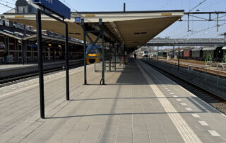 ProRail kiest biobased perrontegels voor station Hoorn