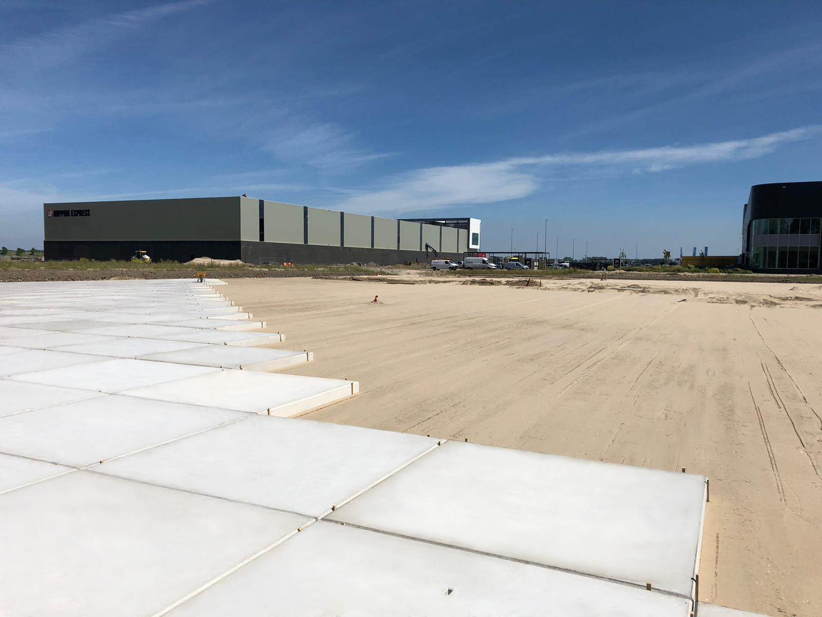 Duurzame betonplaten bij Fieldlab